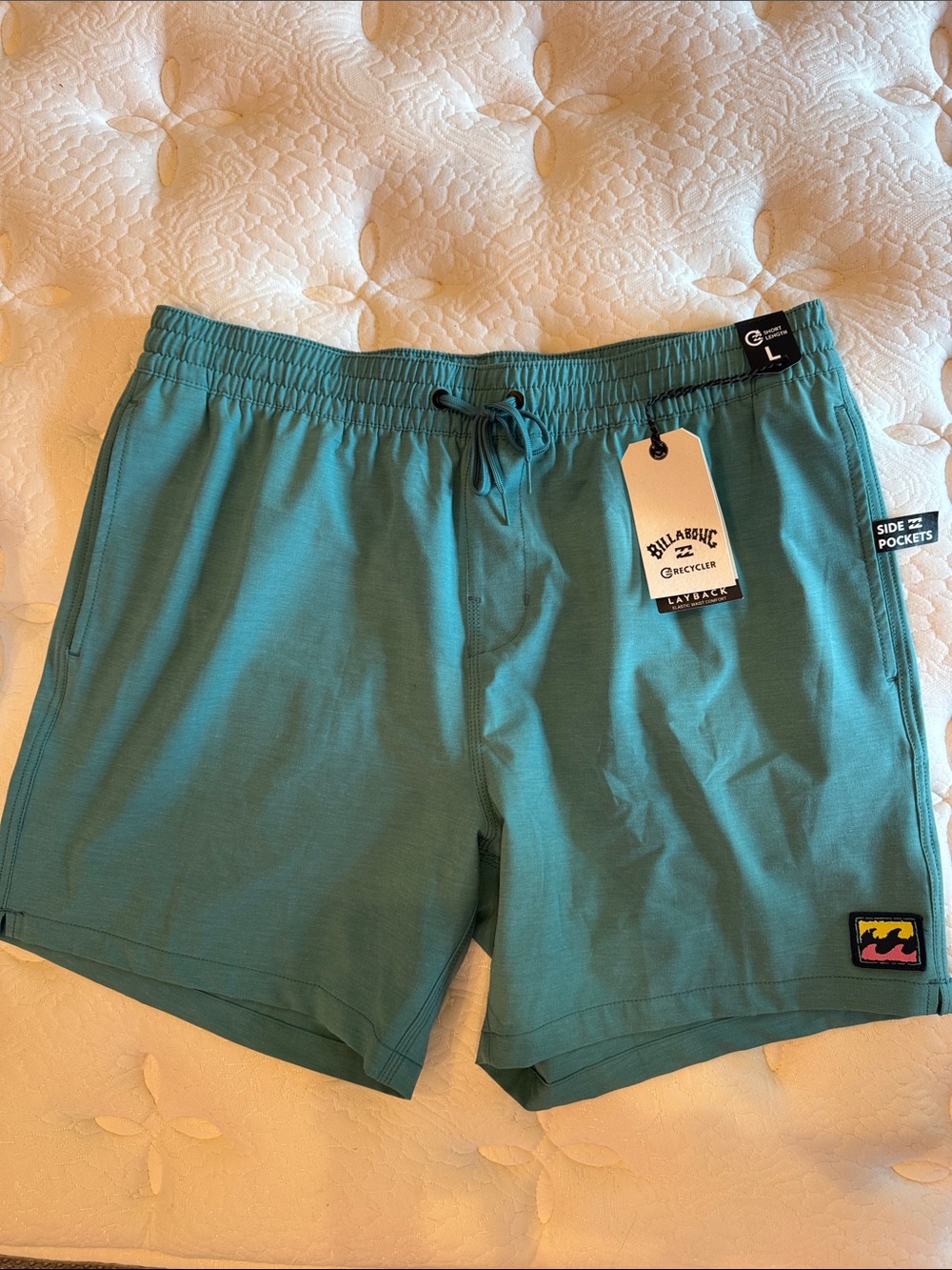 Billabong Men’s Teal Swim Hybrids